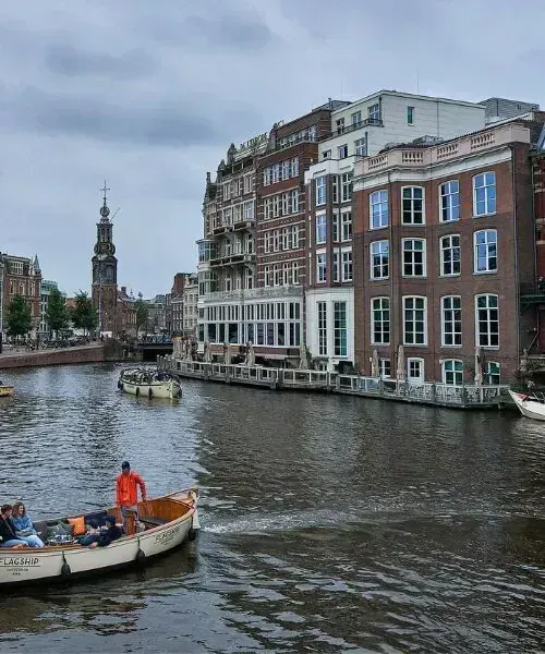 Fleuve Amstel - Amsterdam - Pays-Bas
