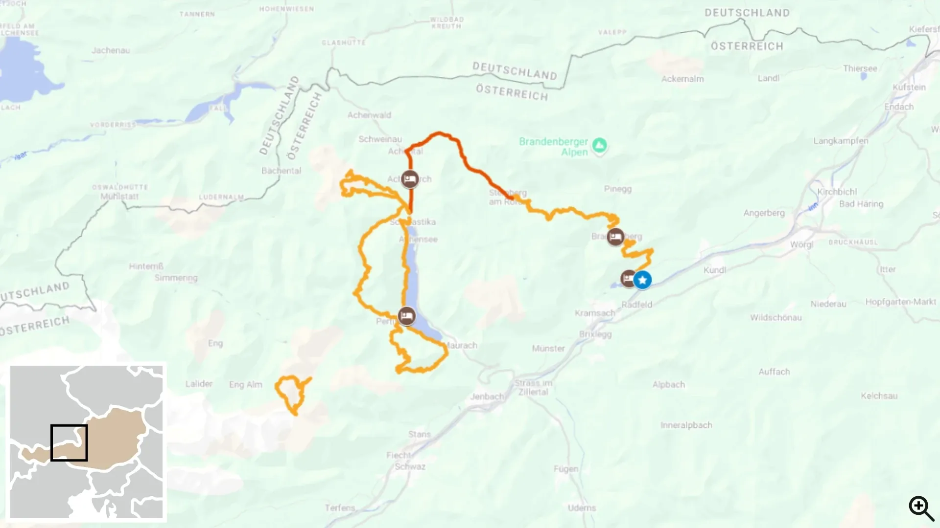Lacs et montagnes du Tyrol - Autriche