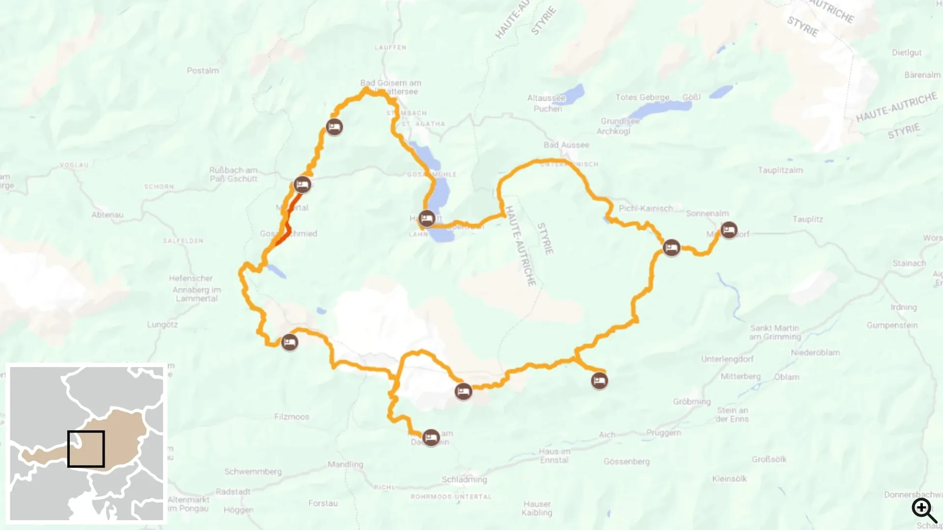Vélo au bord des lacs du Salzkammergut - Autriche