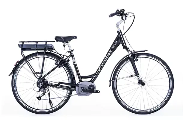 Velo electrique noir avec moteur Bosch - Iles Anglo-Normandes Jersey-Guernesey