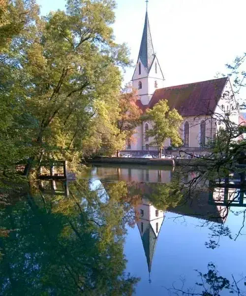 Blaubeuren et son lac bleu - Bade-Wurtemberg - Allemagne