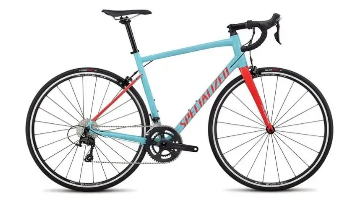 Velo de route Specialized bleu et rouge - Montenegro