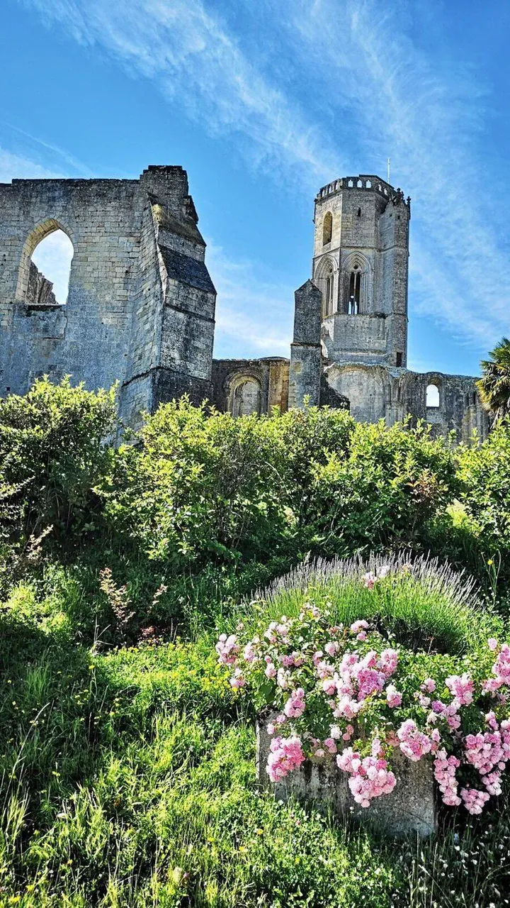 Abbaye de Bon-Repos sur la Vélodyssée - Bretagne © Aurélie Stapf