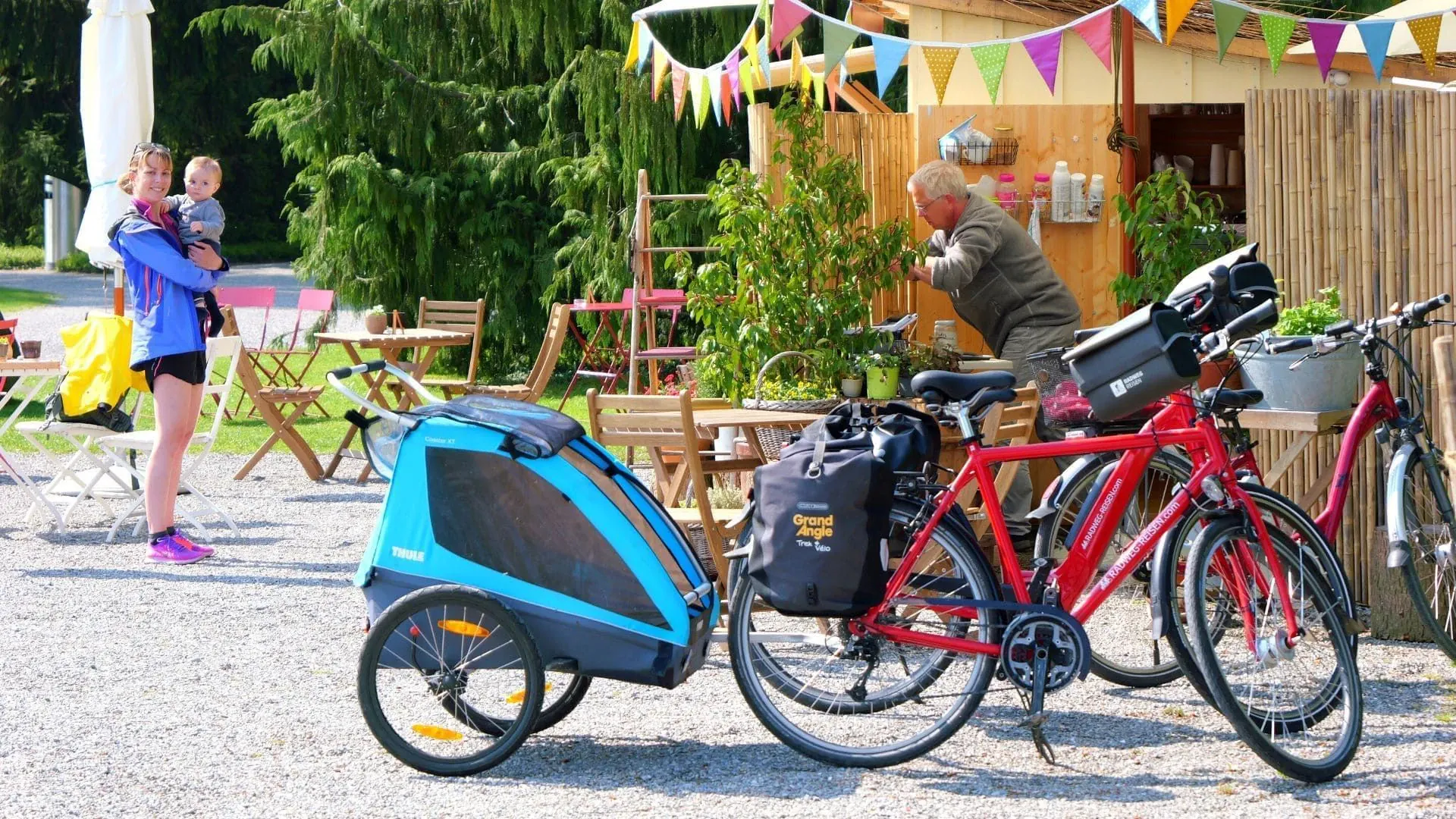 Pause au Parc des Monts d'Ardèche - France