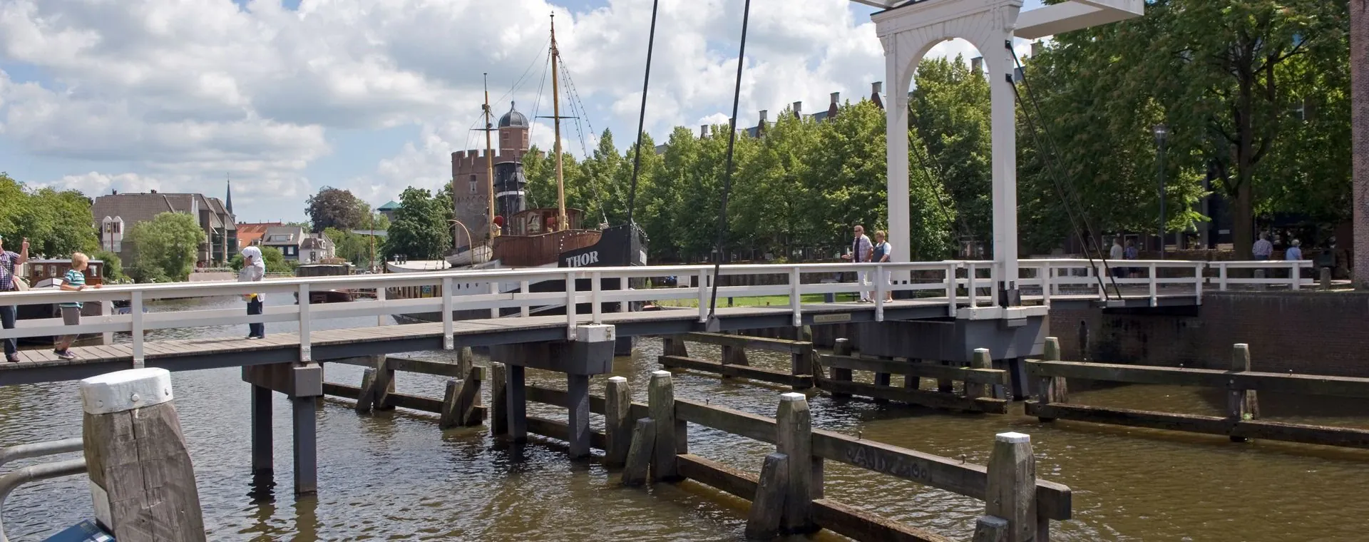 Pont dans la ville de Zwolle - Pays-Bas