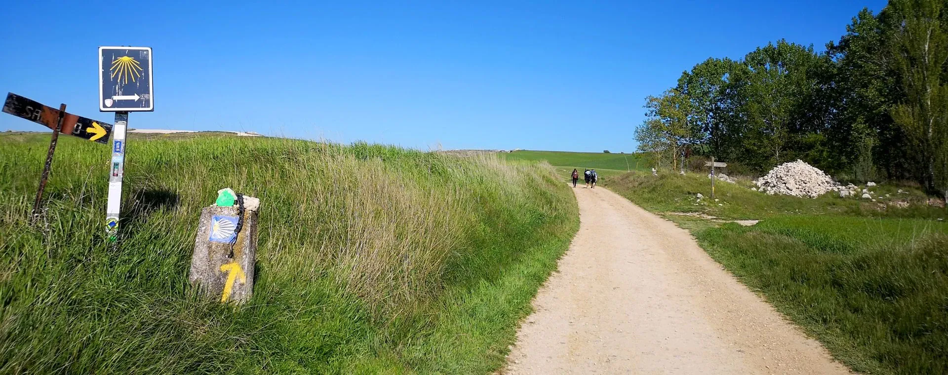 Camino Santiago Entre Rabe De Las Calzadas Hornillos Del Camino - Espagne