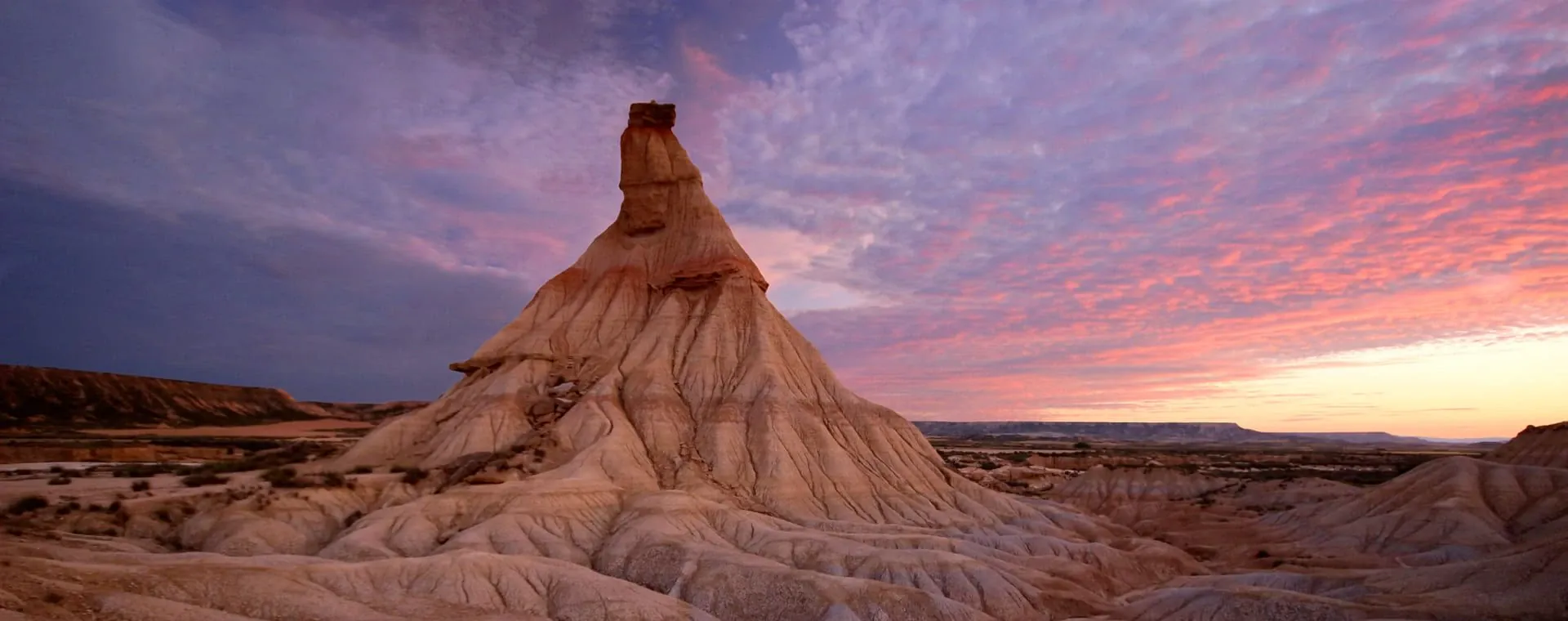 Castildetierra Bardenas Reales Coucher Du Soleil - Espagne
