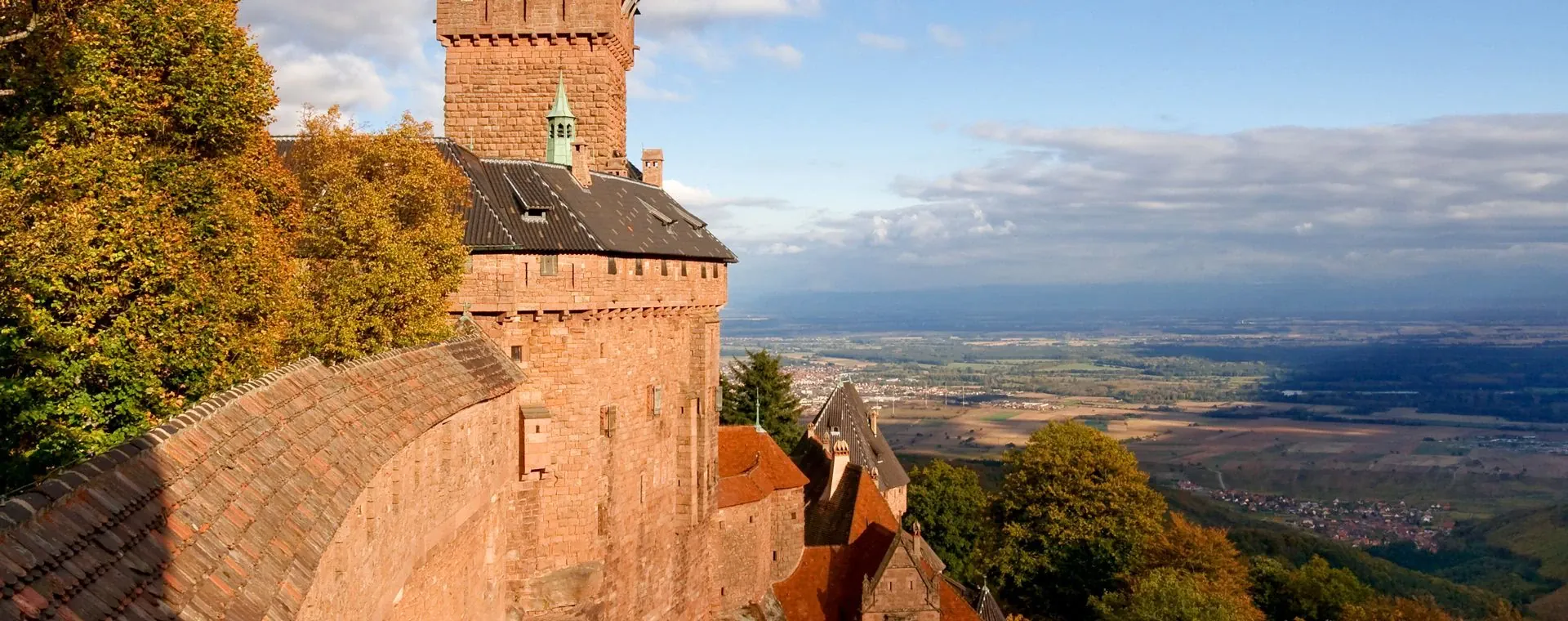 Chateau Haut Koenigsbourg Domine Plaine Alsace - France