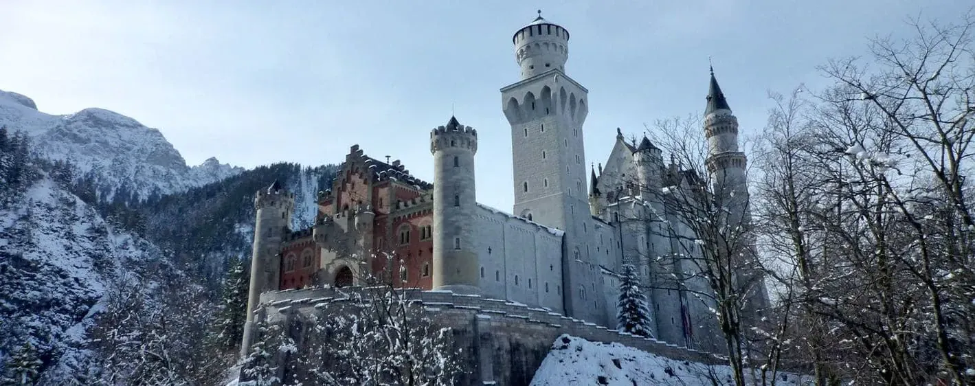 Chateau Neuschwanstein Hiver Min - Allemagne