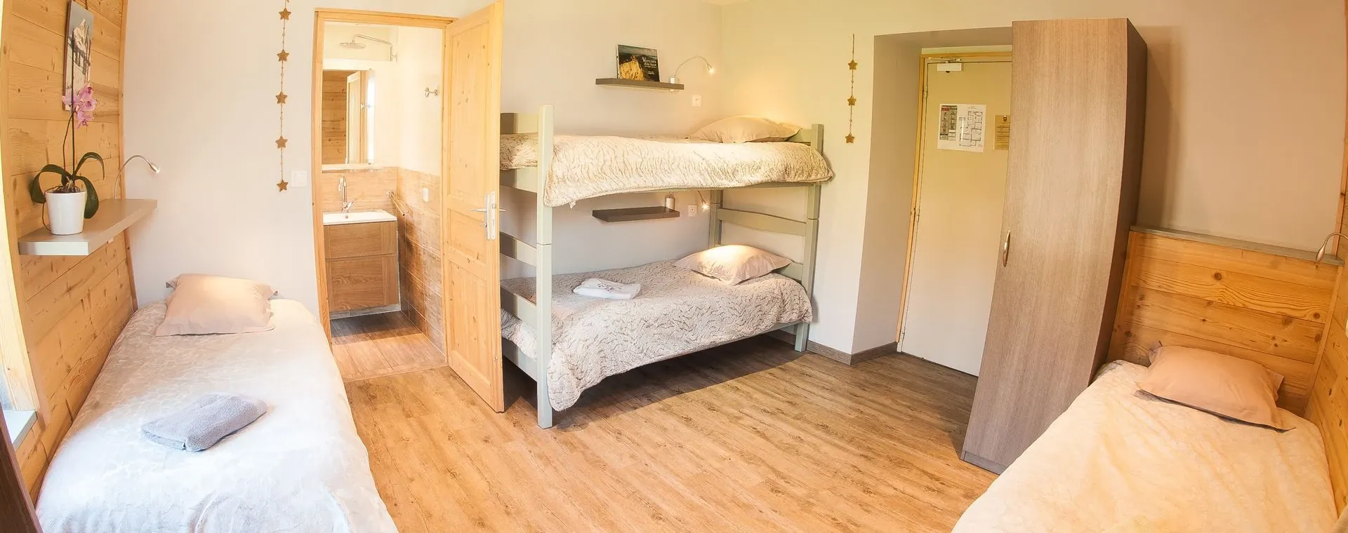 Chambre Quatre Gite Hotel Arcanson Meaudre - France