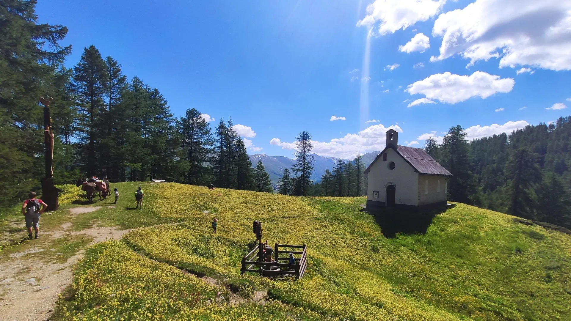 Chapelle Saint Simon Sur Les Hauteurs De Molines En Queyras - France