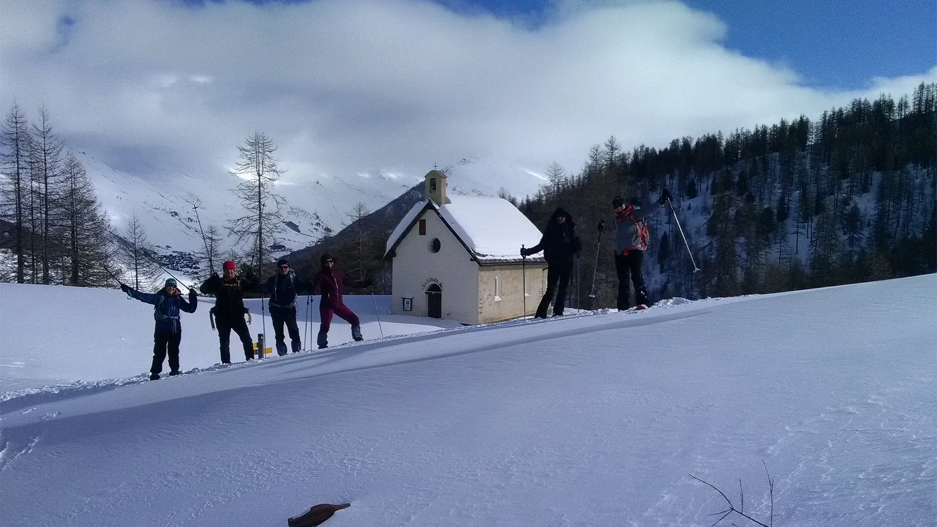Chapelle St Simon Queyras Hiver - France