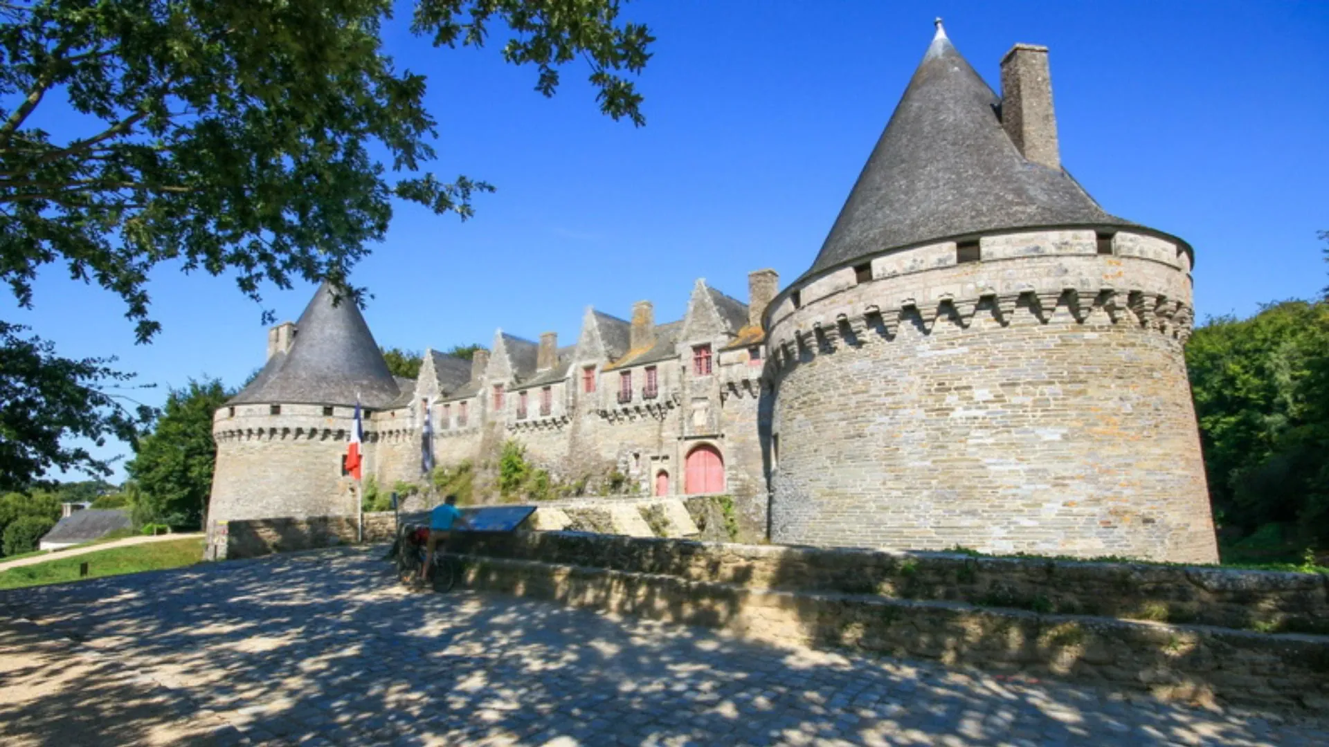 château des Rohan Pontivy - La Vélodyssée - France
