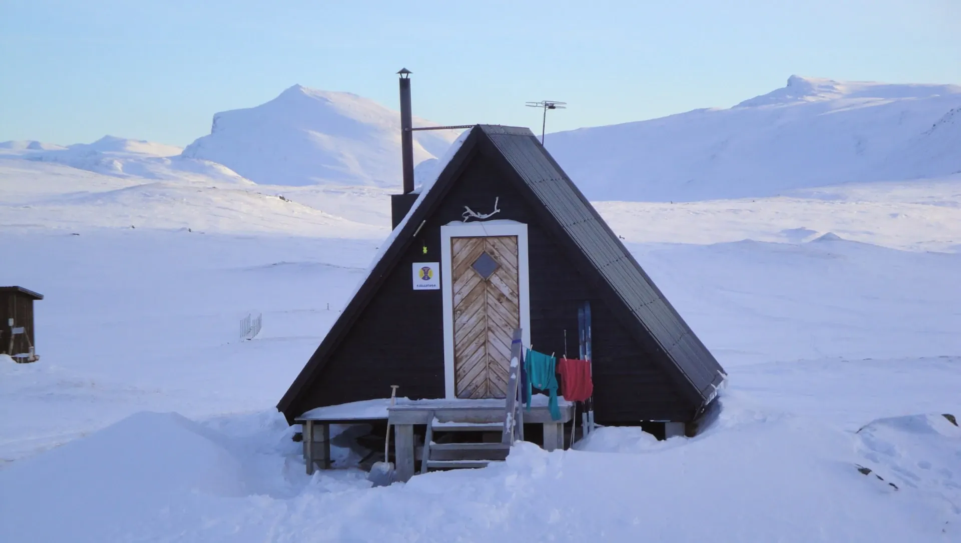 Cabane typique sur le Kungsleden - Suède © Doriane Argaud