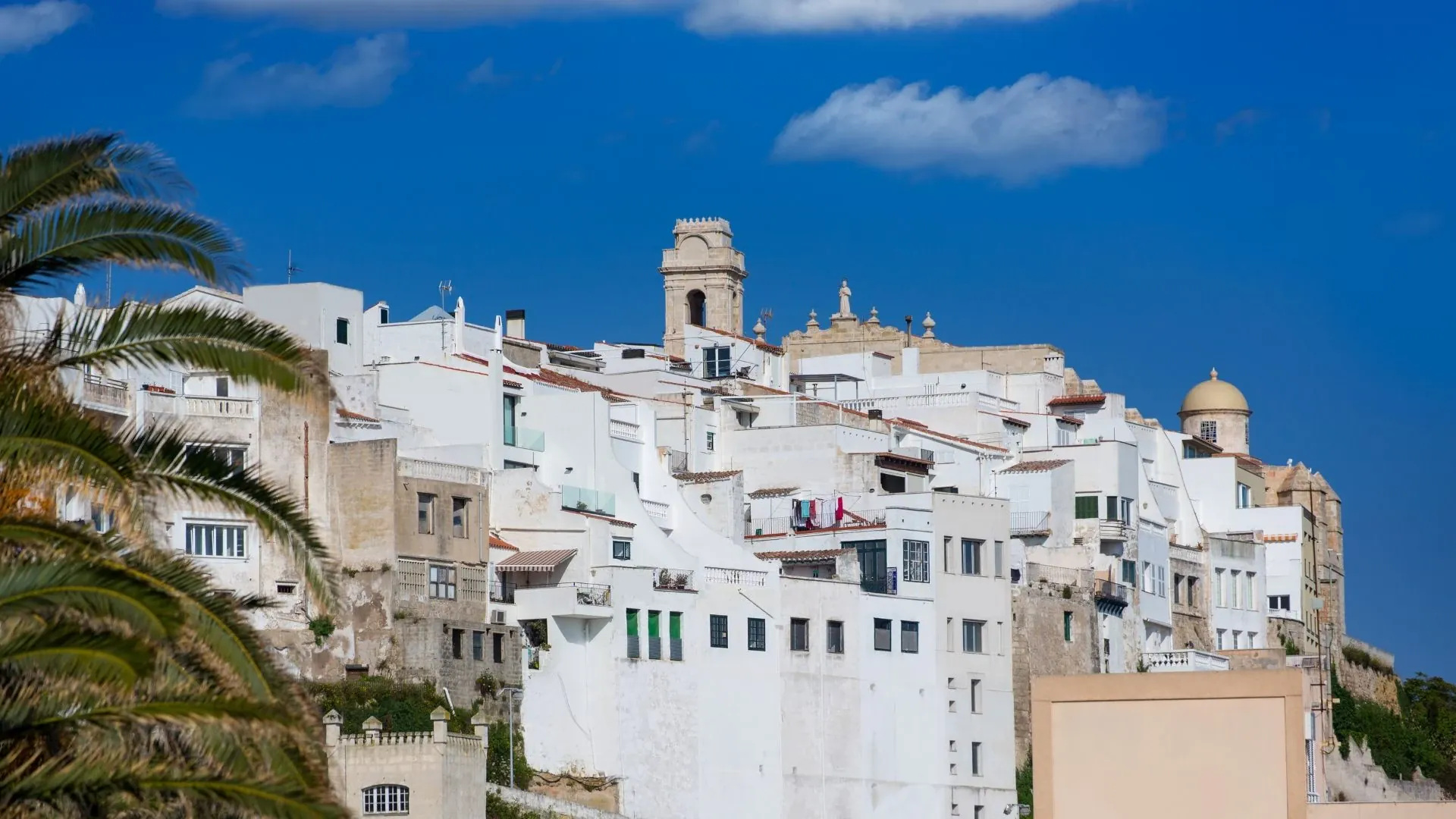 Vieille ville de Ciutadella et cathédrale - Minorque - Espagne