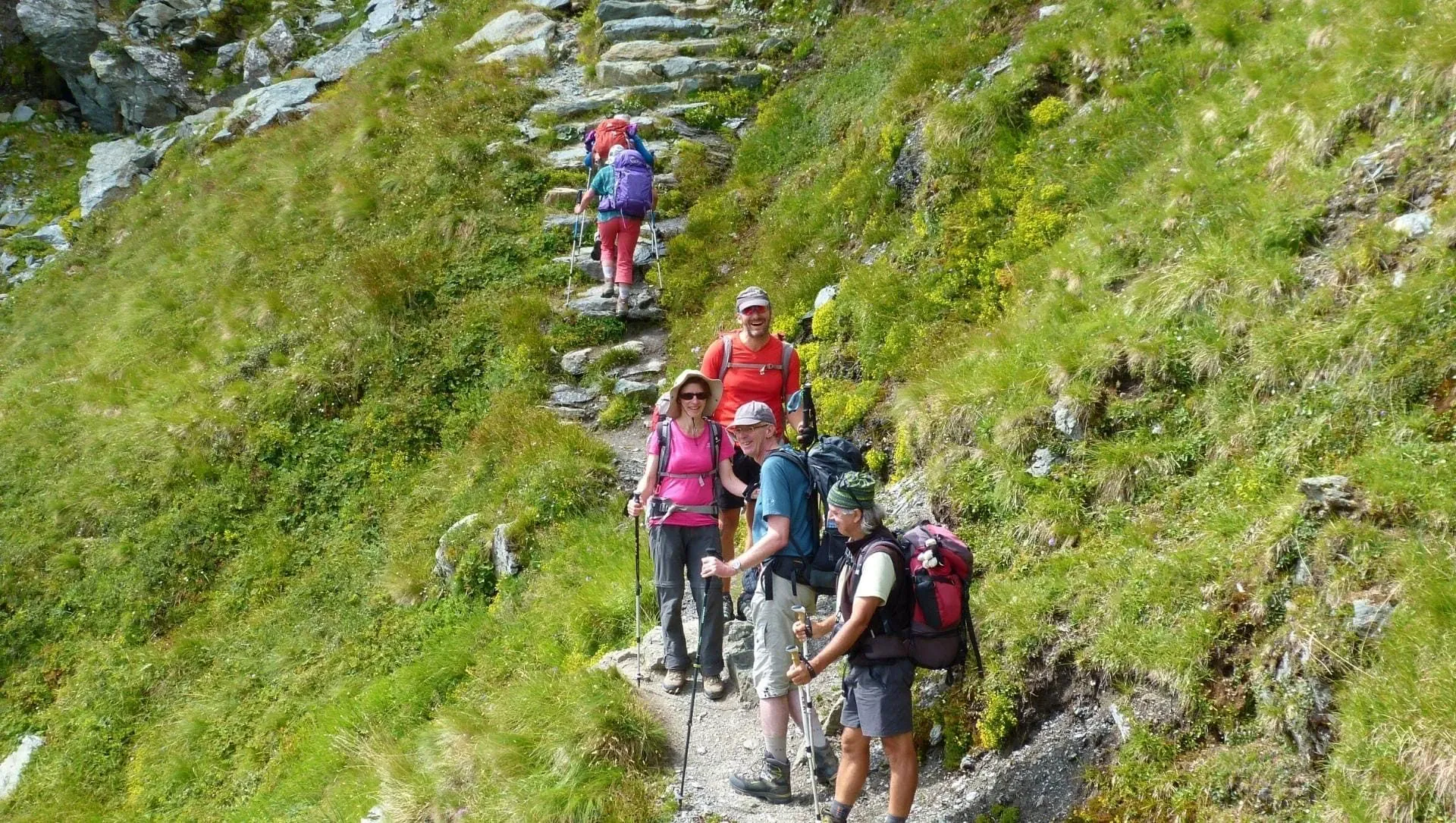 Ascension vers le col de Fenêtre - Tour des Géants - Italie
