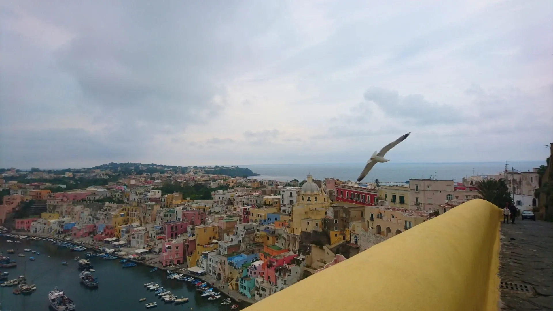 Corricella Da Torre Murata Procida - Italie