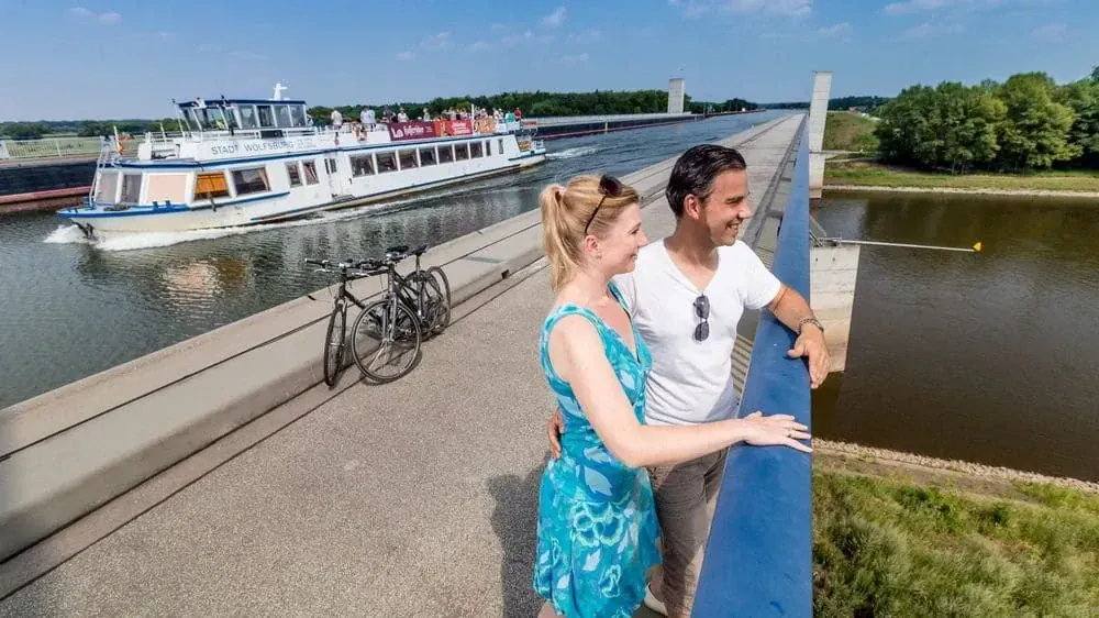 Couple De Cycliste A Magdebourg C Andreas Lander - Allemagne