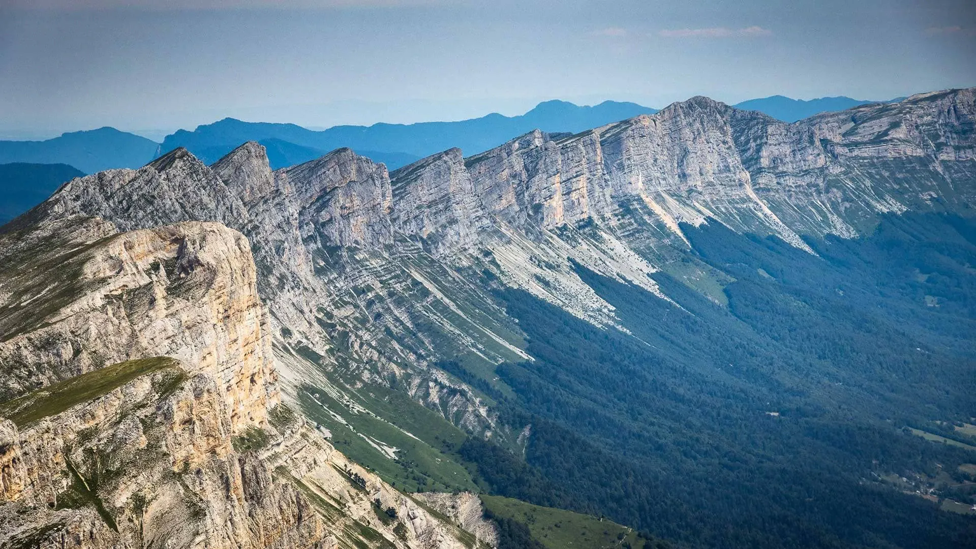 Cretes Vercors Depuis Grand Veymont Cx. Argeles Randozone - Crète - France