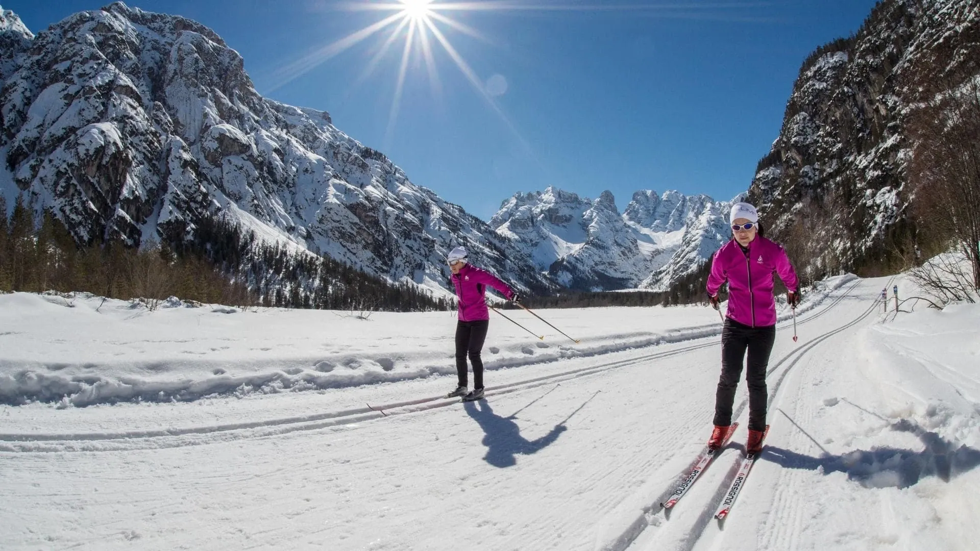 Ski de fond dans le Queyras - Alpes du Sud - France