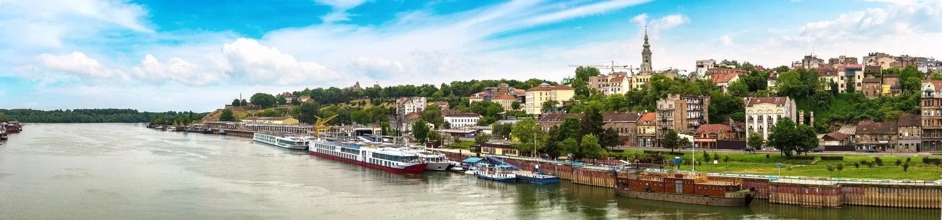 Bateaux de croisiere sur le Danube - Belgrade - Serbie