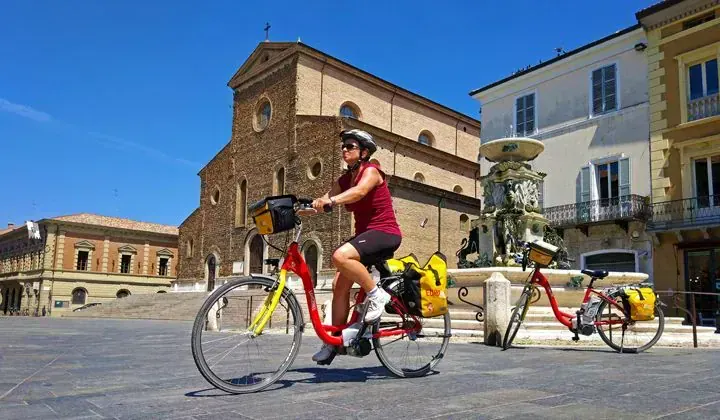 Cycliste Faenza Italie