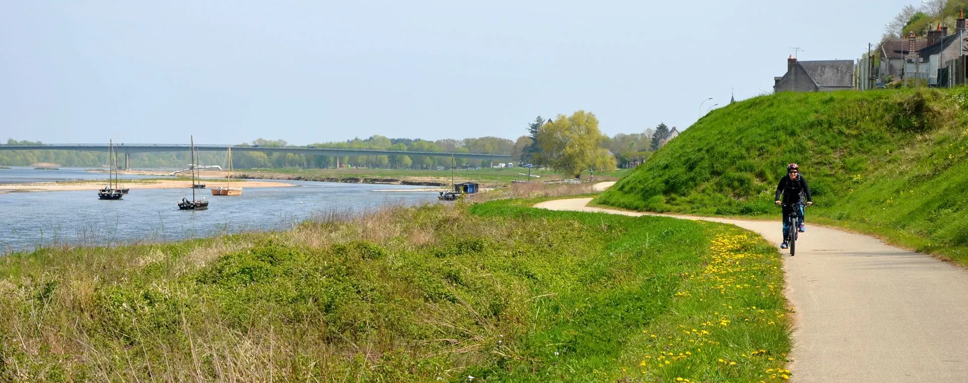Cycliste Loire Velo Blois Amboise - France
