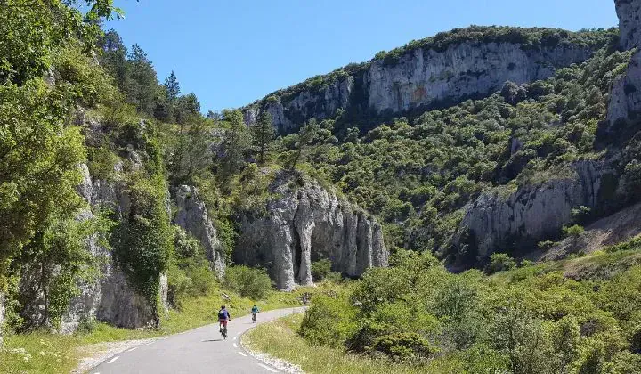 Cyclistes au Mont Ventoux - Provence - France