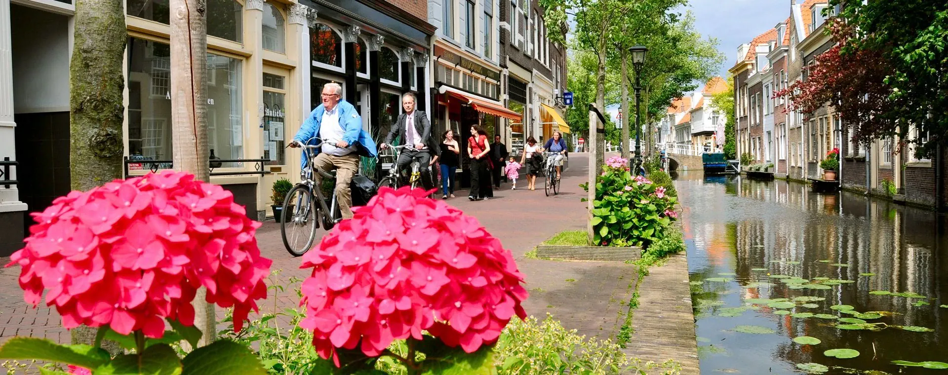 Cyclistes Centre Ville Delft - Pays-Bas