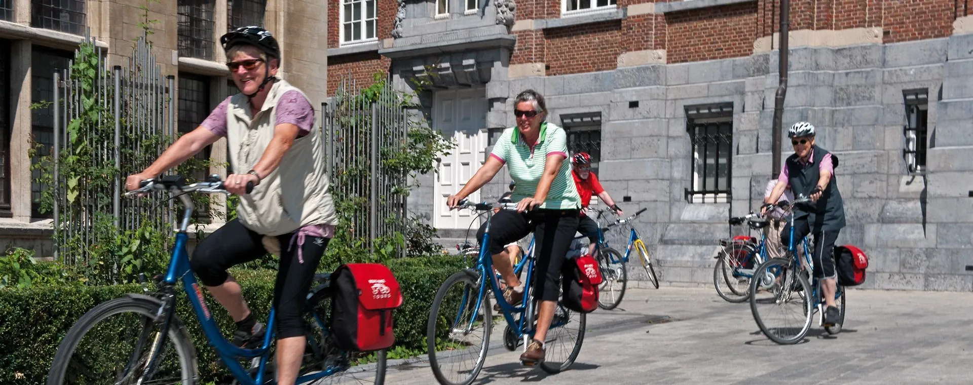 Cyclistes en Flandre - Belgique