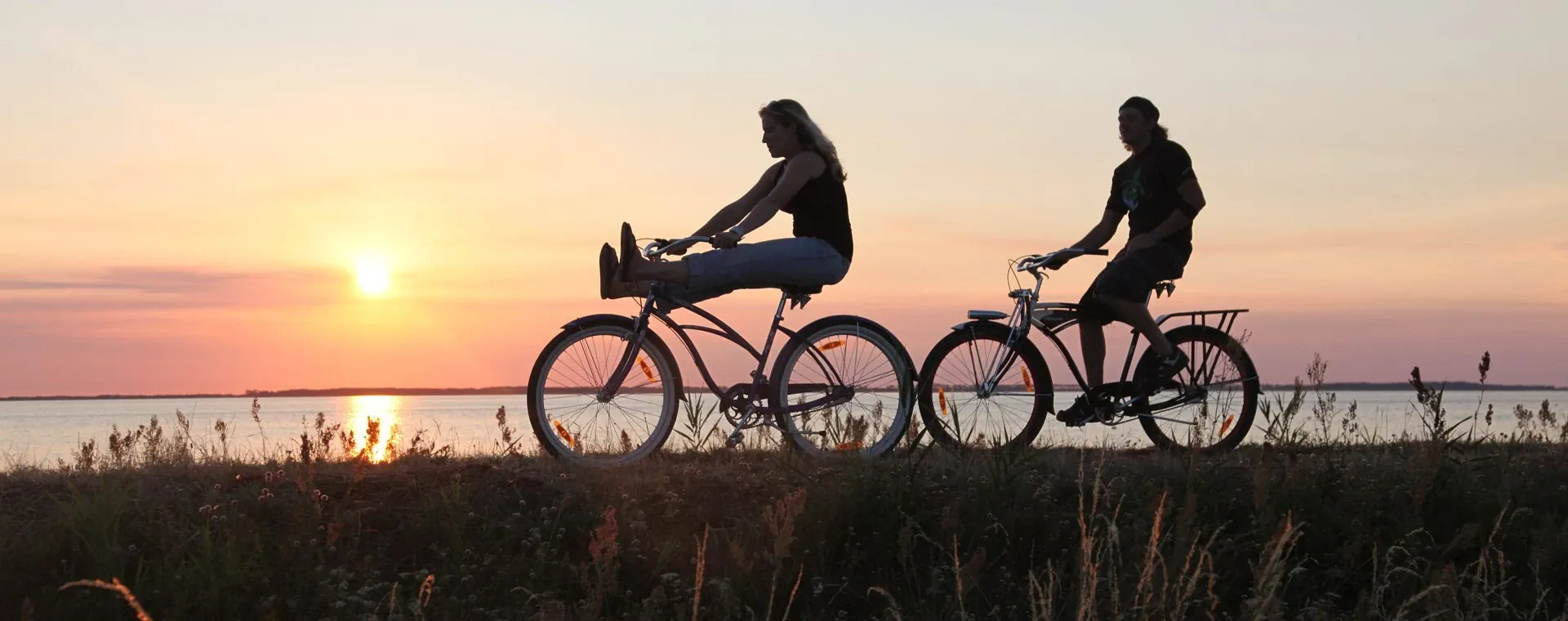 Cyclistes Petite Ile Ummanz - Allemagne