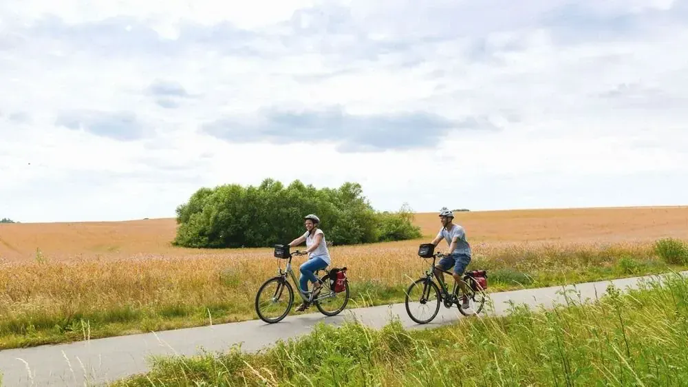 Cyclistes Photo De Mecklenburger Radtour - Allemagne