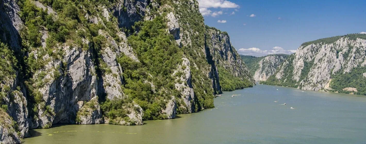 Danube Entre Parc Naturel Portes Fer Roumanie Parc National Djerdap Serbie - Allemagne