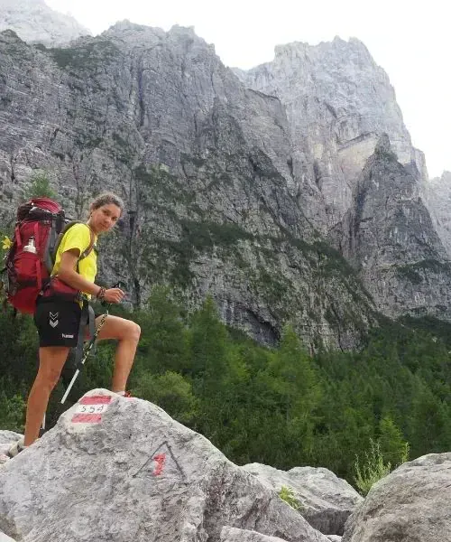 En route pour le Passo Duran, massif de la Civetta © Thomas Praire