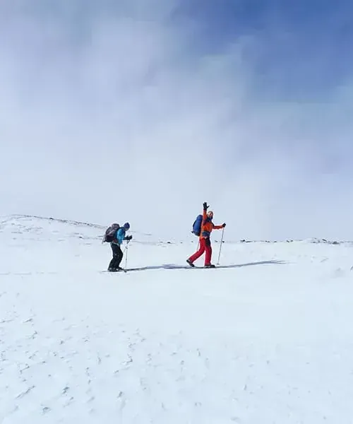 En route vers le refuge de Glitterheim © Raphaelle Mollard