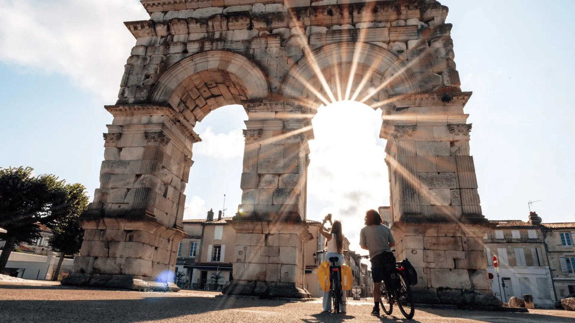 Flow Vélo à Mosnac-Saint-Simeux - Charente - France