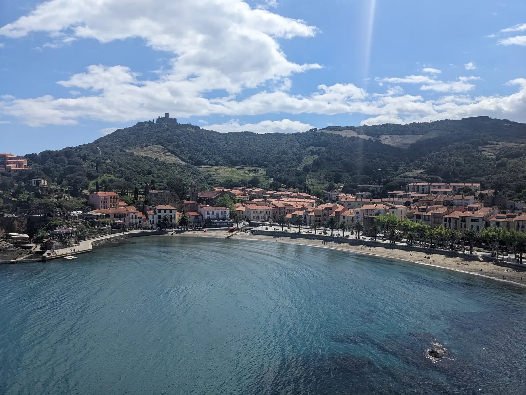 Fort Saint Elme Vu Depuis Le Fort De Collioure Quentin Vanaker - France