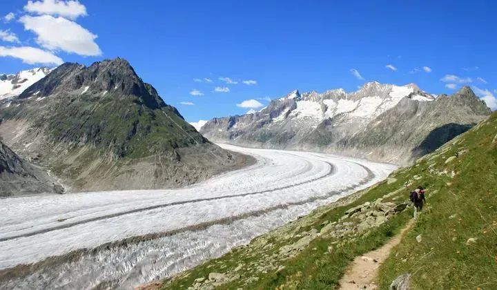 Glacier Aletsch Ete Suisse