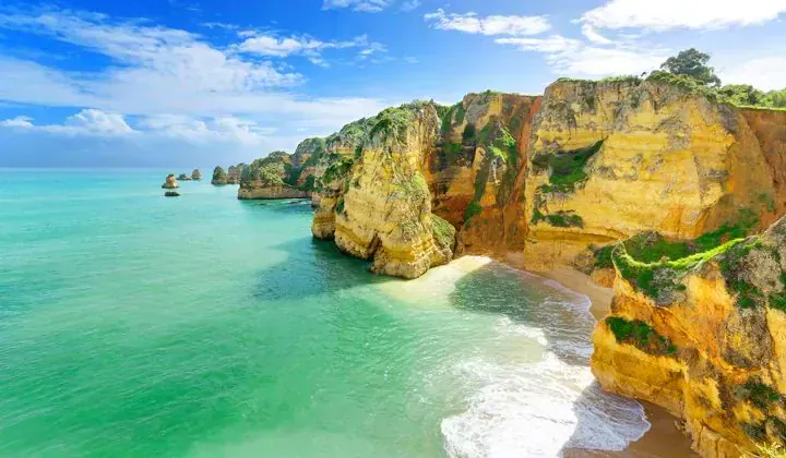 Falaises dorées de l'Algarve - Portugal