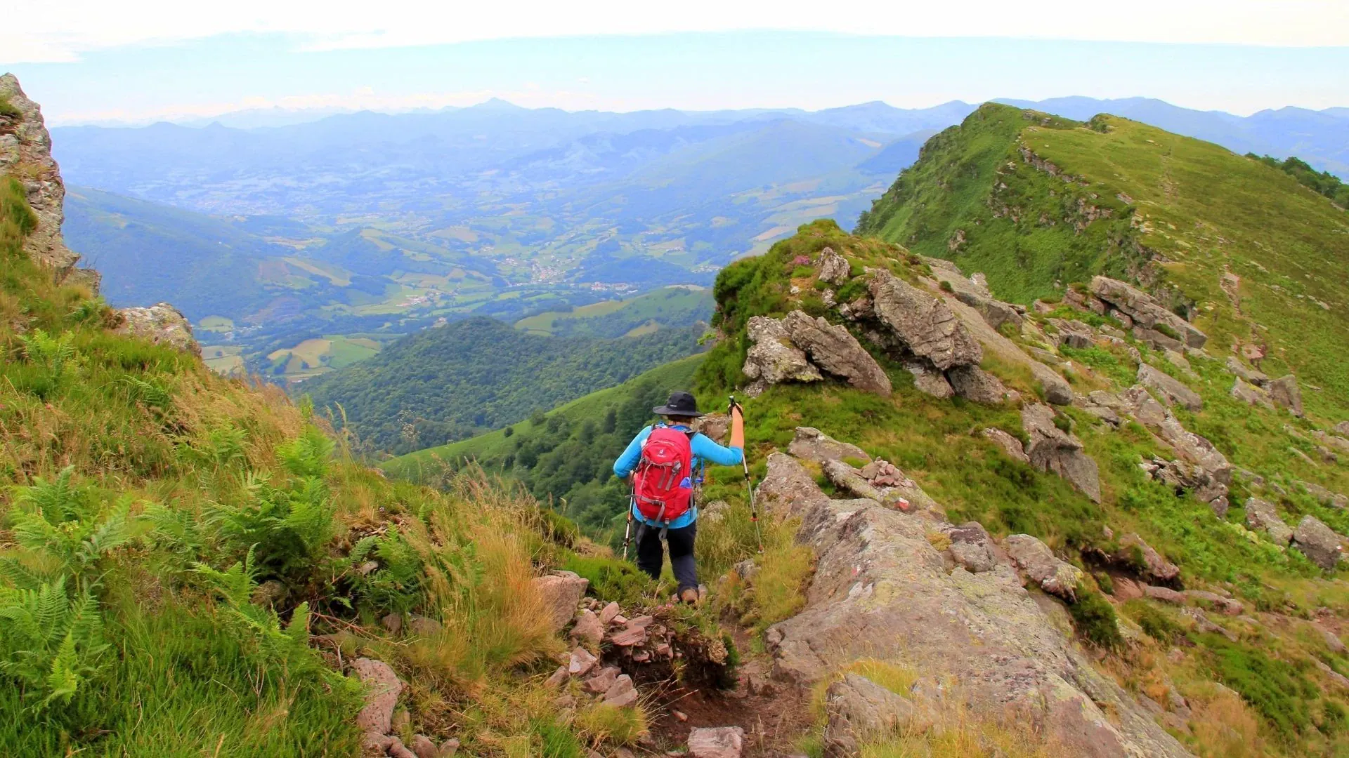 Randonnée sur le GR10 en Béarn - Pyrénées - France