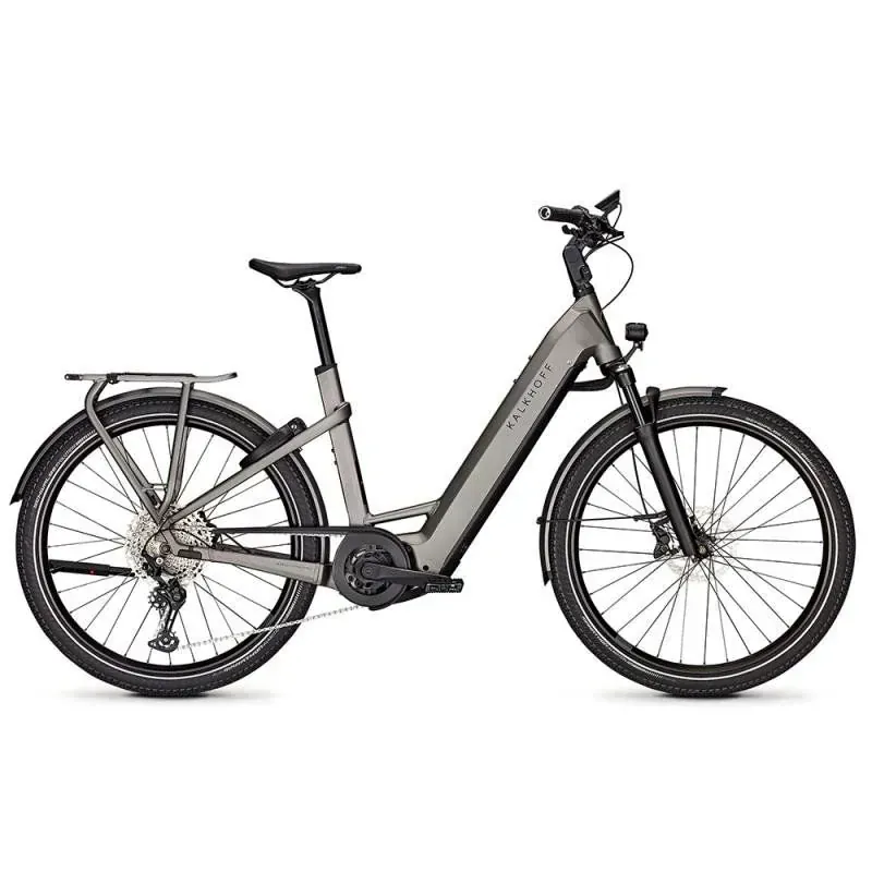 Velo electrique Kalkhoff gris pour circuit Foret-Noire - Allemagne