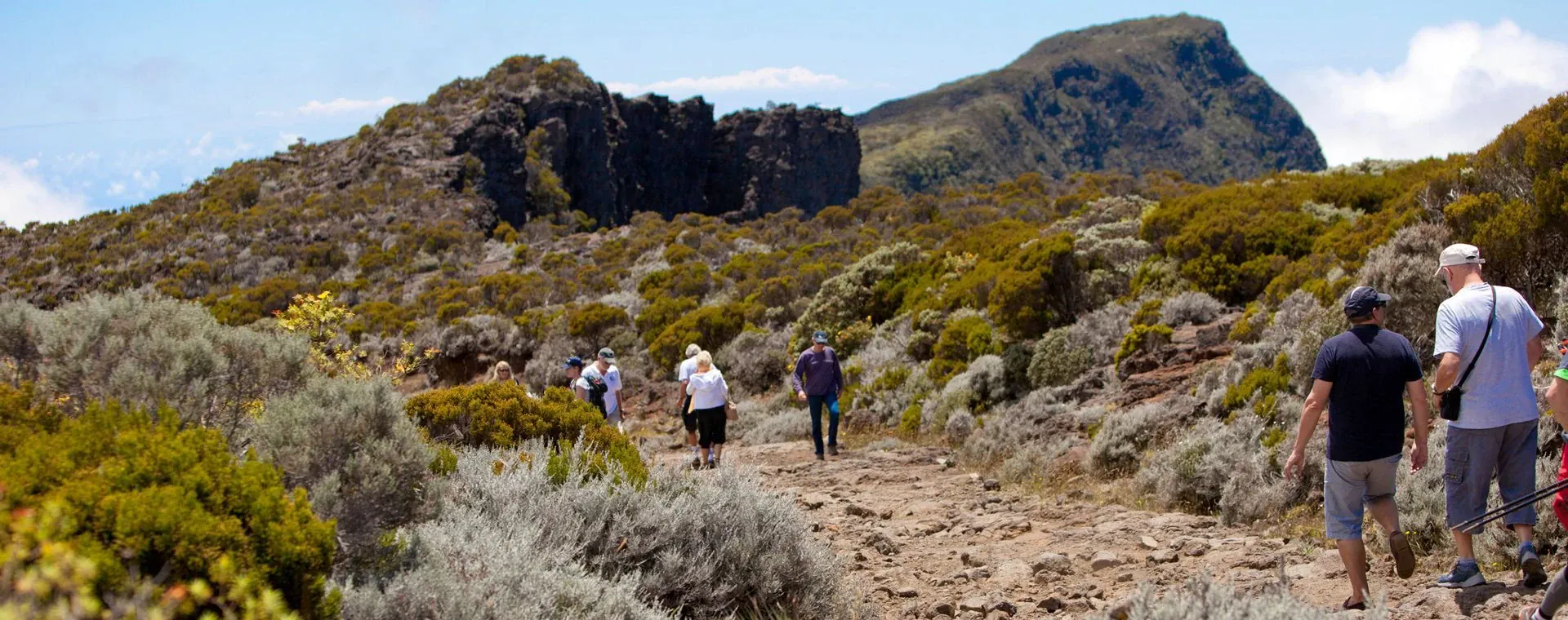 Groupe Randonneurs Pres Piton Fournaise - Île de la Réunion