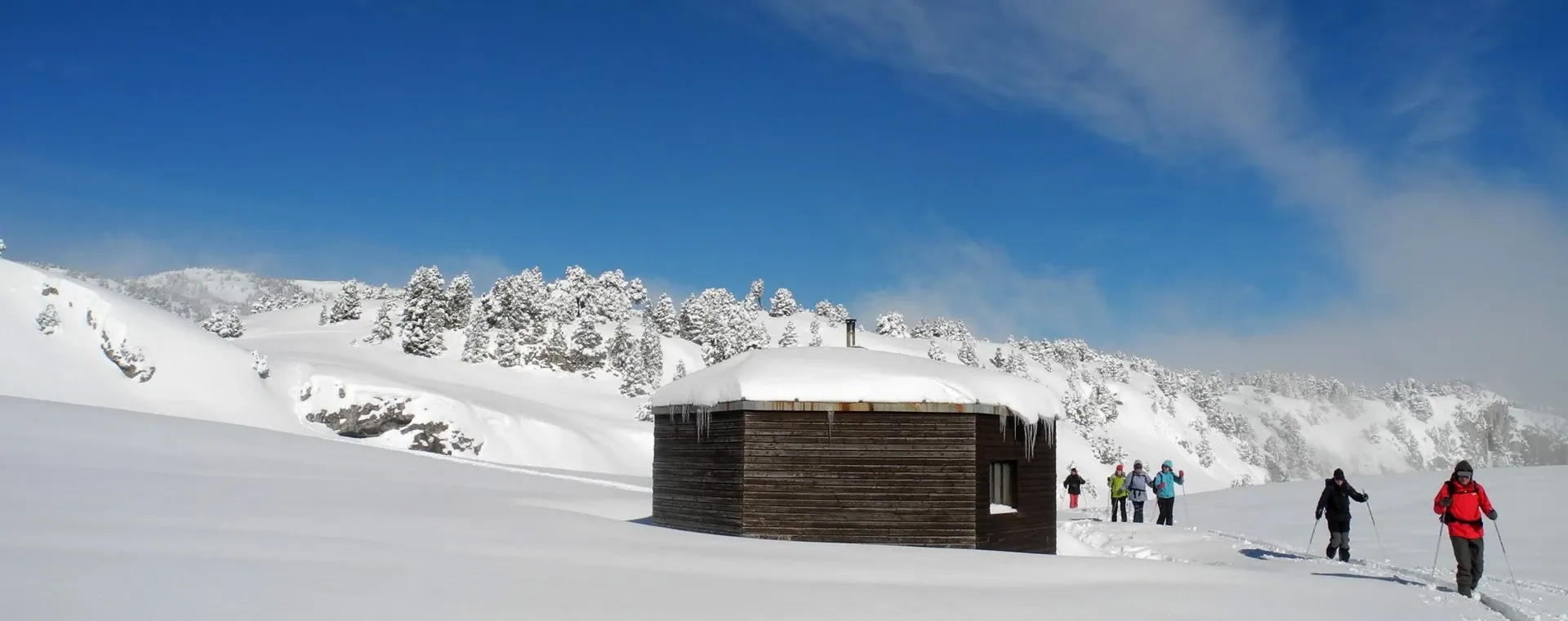 Groupe Ski Randonnee Nordique Cabane Des Chaumailloux - France