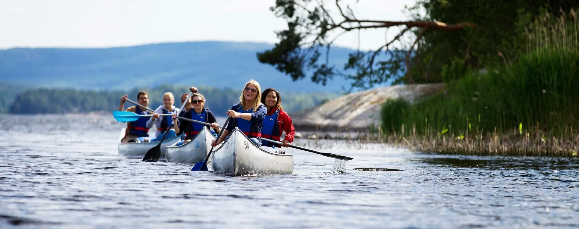 Groupe Voyageurs Canoe Suede - Suède