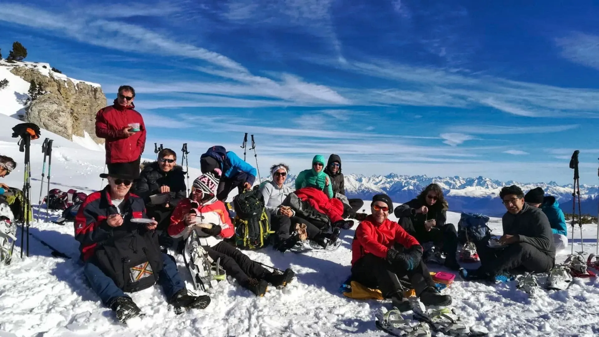 Hauts Plateaux Vercors Pique Nique Raquette Hiver C Lionel Laurent - Vercors - France