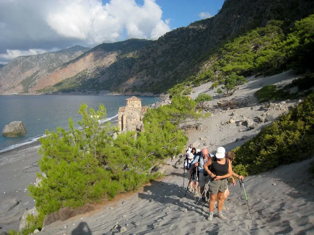Randonneurs dans le Buech - Alpes du Sud - France