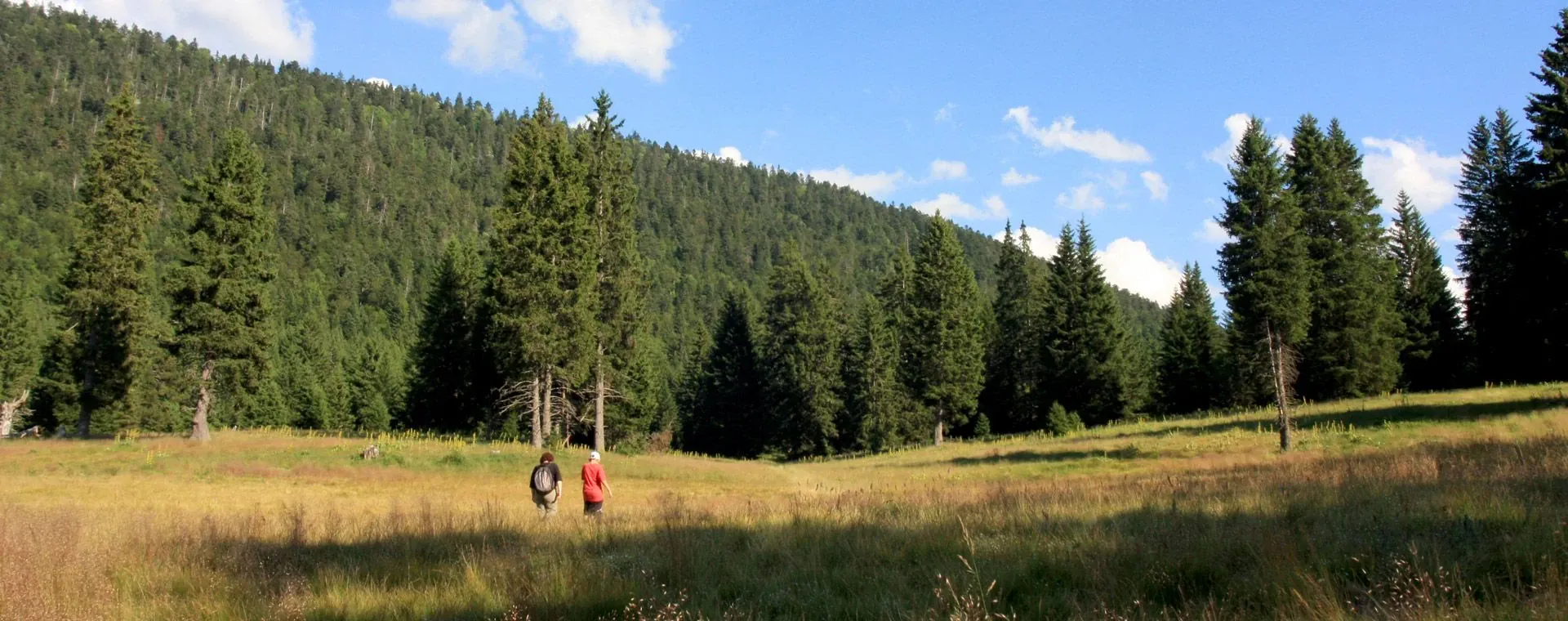Randonneurs pres de Hontanas - Camino de Santiago - Espagne