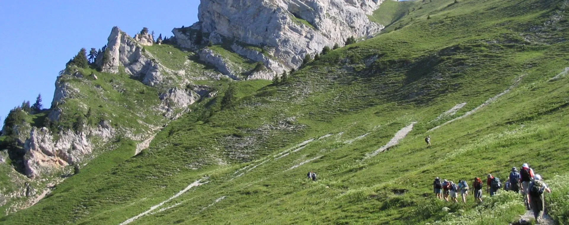 Randonneurs sur la Haute Route Chamonix-Zermatt - Suisse
