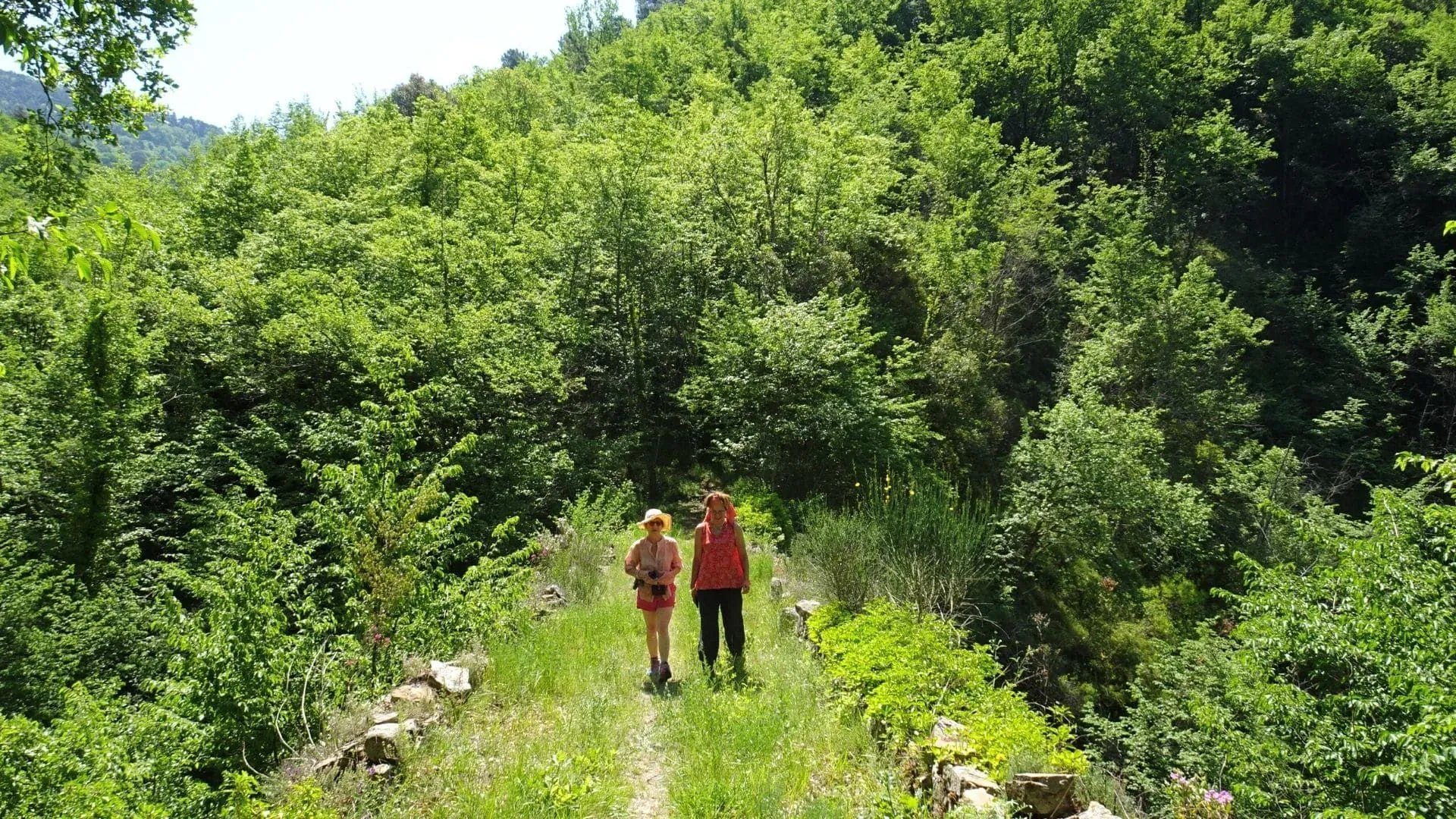 Randonneurs sur le Tour du Mont Rose - Valais - Suisse © Guillaume Baviere