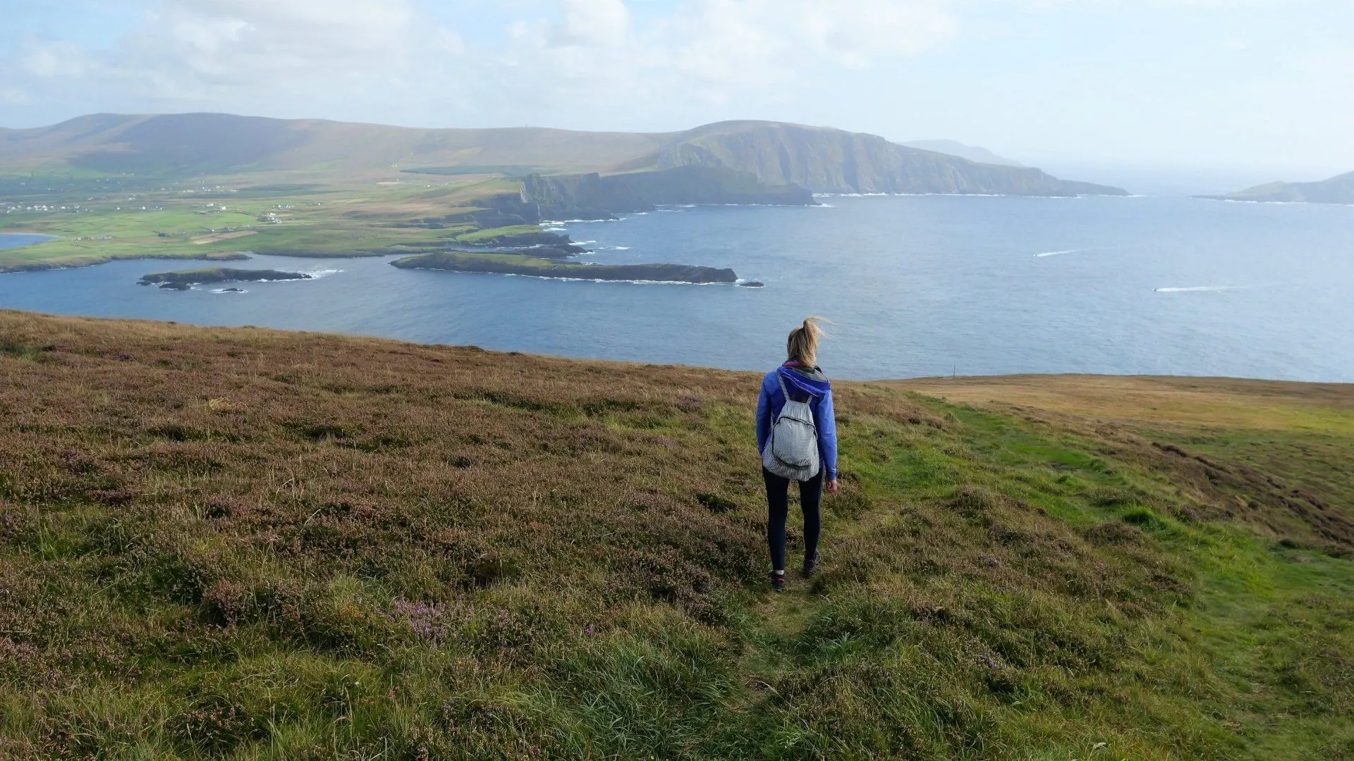 Sentier de randonnée sur l'Anneau du Kerry - Irlande